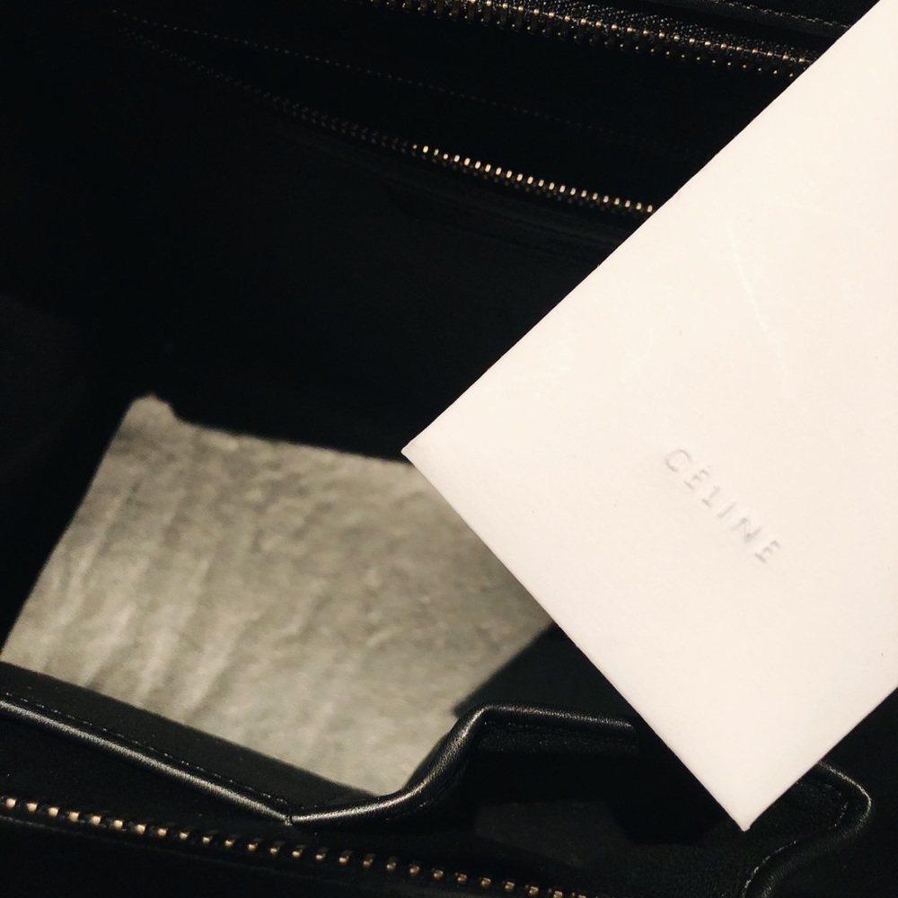 Celine Tricolor Mini Luggage Tote - Picture 7 of 7